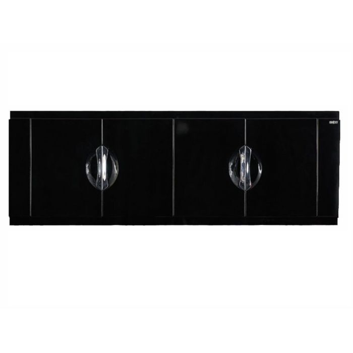 Экран под ванну Misty "Жасмин 1500", эмаль, цвет черный