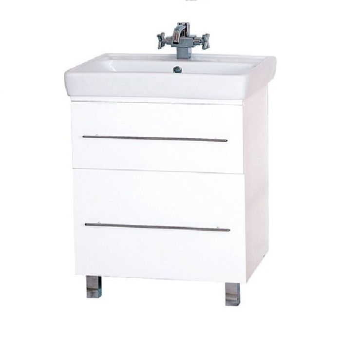 Тумба с раковиной Misty "Елена 80", 2 ящика, с доводчиком