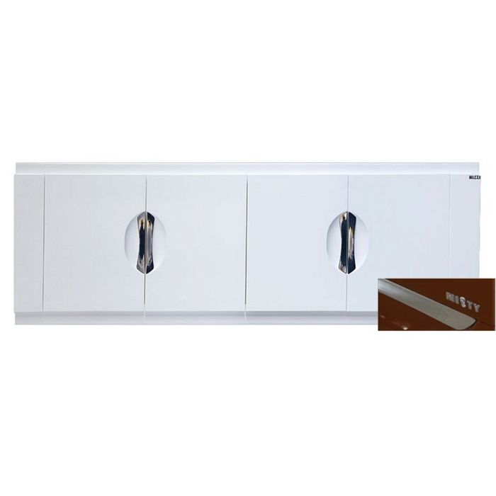 Экран под ванну Misty "Жасмин 1700", эмаль, цвет коричневый