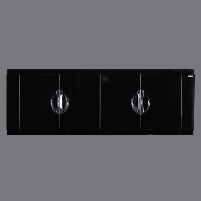 Экран под ванну Misty "Жасмин 1700", эмаль, цвет черный