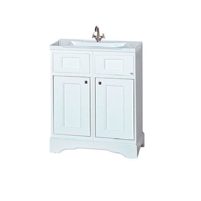 Тумба с раковиной Misty "Герда 70", белая эмаль