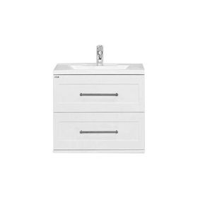 

Тумба с раковиной Misty «Марта 70», подвесная, цвет белый