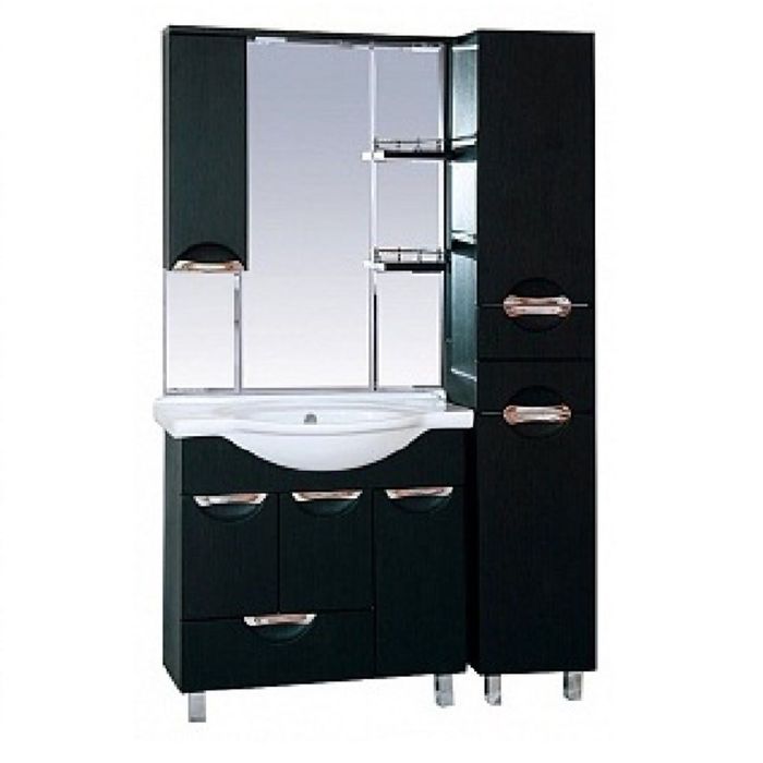 Пенал Misty "Глория 35", правый, венге, с бельевой корзиной