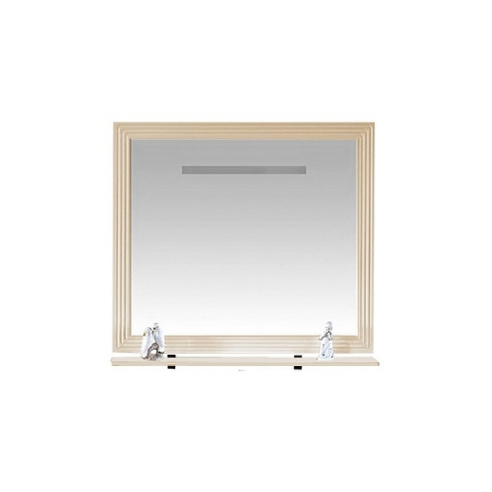 Зеркало Misty "Европа 90", бежевое, с подсветкой