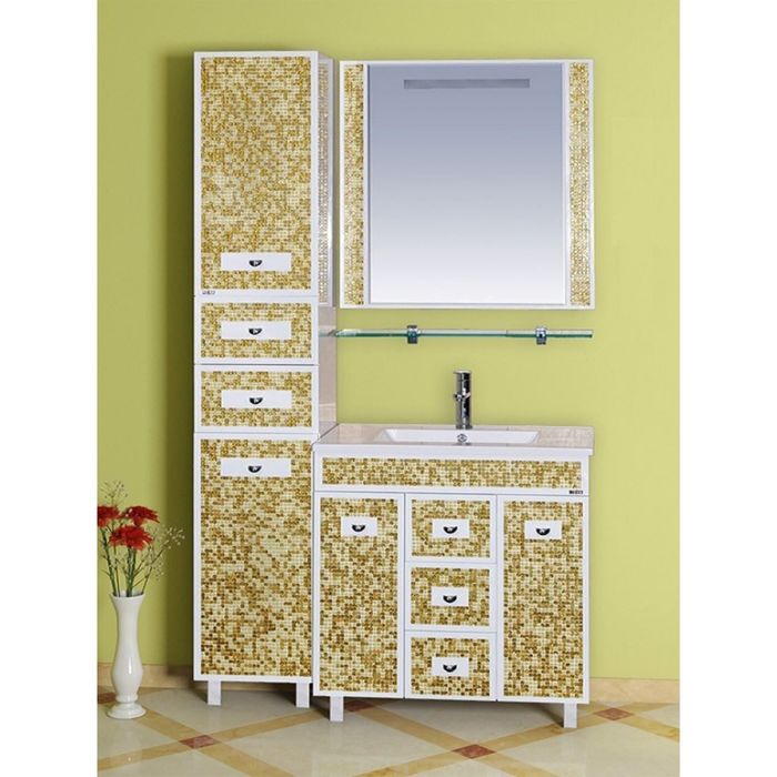 Пенал Misty "Морена 35", левый, с бельевой корзиной