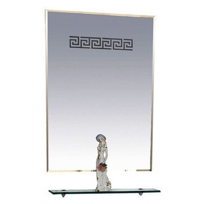 Зеркало Misty "Олимпия 60" с полочкой, с подсветкой