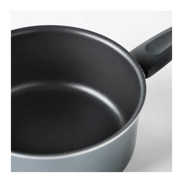 Ковш с крышкой, серый ШЭНКА 2л