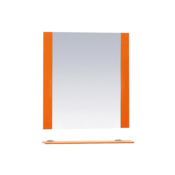 Зеркало Misty "Жасмин 70", с полочкой,  оранжевый