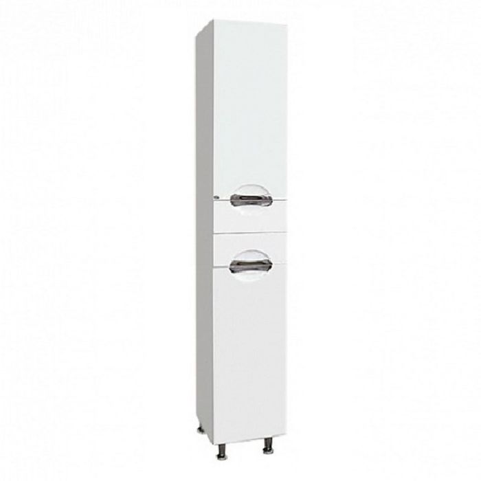 Пенал Misty "Жасмин 35", правый, с корзиной, белая пленка