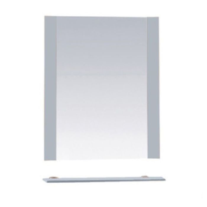 Зеркало Misty "Жасмин 60", с полочкой, белое