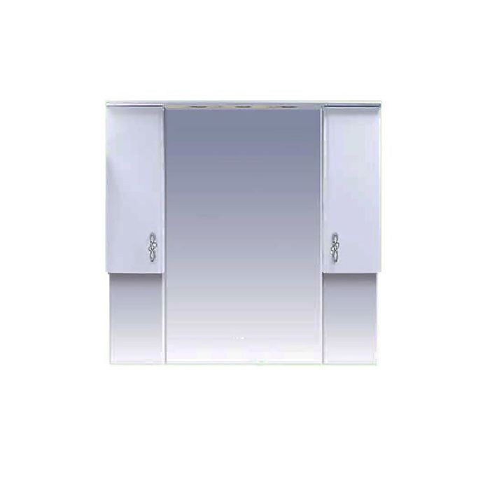 Шкаф-зеркало Misty "Сицилия 105", с подсветкой, белый