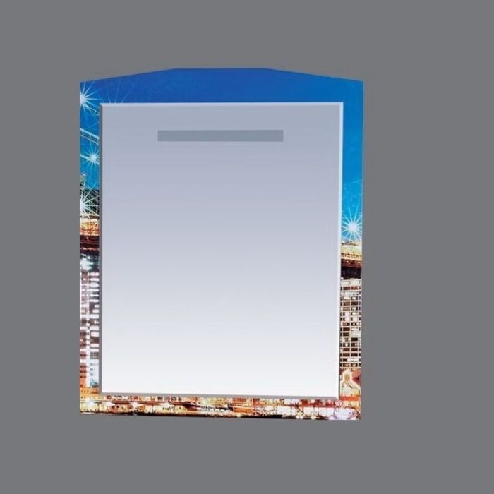 Зеркало Misty "Манхеттен", с полкой, с подсветкой