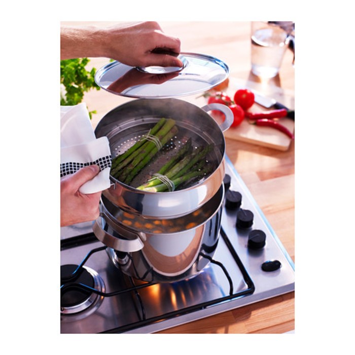 Вставка-пароварка, нержавеющ сталь СТАБИЛЬ 5л