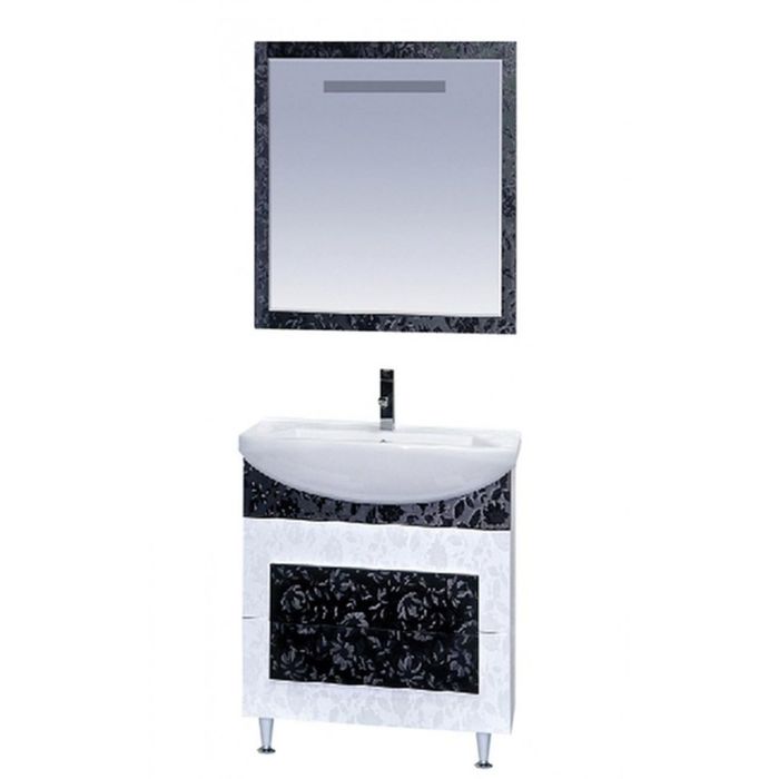 Зеркало Misty "Домино 65", комбинированное черно-белое