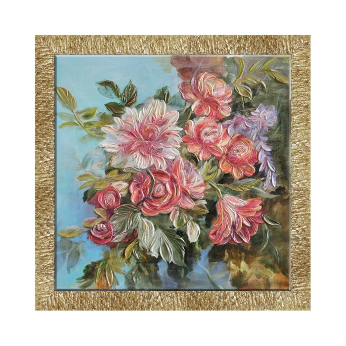 Картина "Приморский Сад 1" 70*70 см