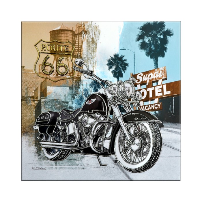 Картина "Байк" 98*98 см