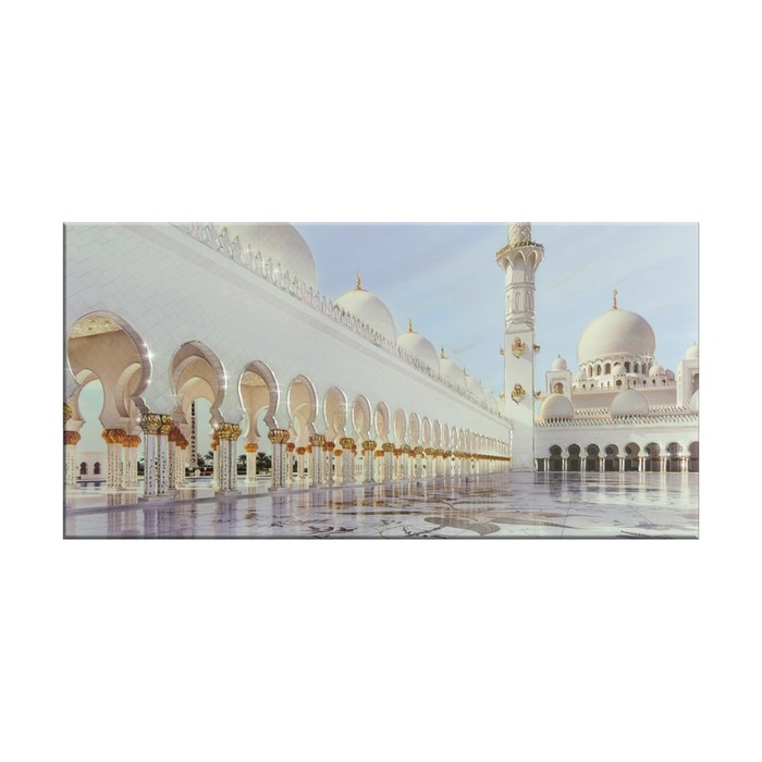 Картина на оргстекле со стразами "Абу Даби" 70*140 см