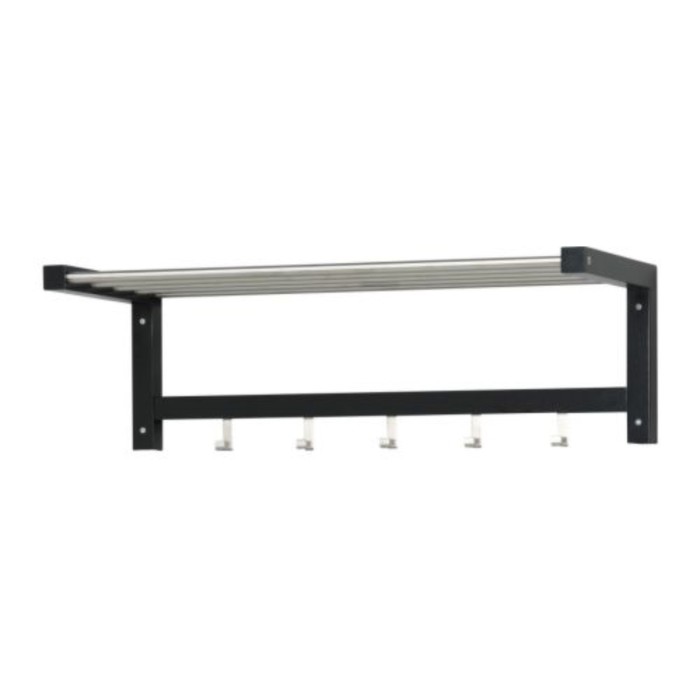 Полка для головных уборов, черный ЧУСИГ