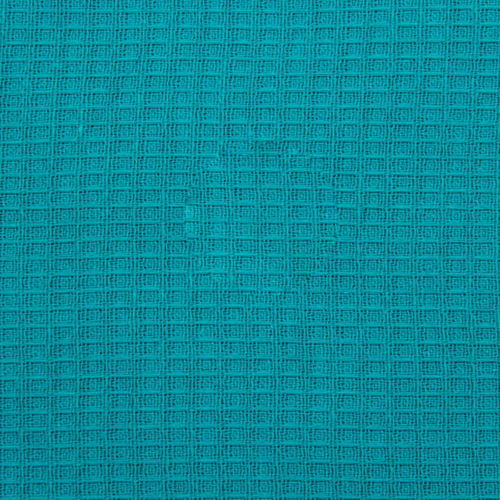 Полотенце вафельное однотонное, 40х70 см, бирюза, 160 гр/м2, 100% хлопок