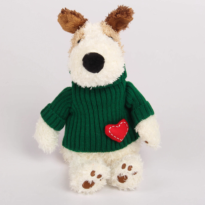 Мягкая игрушка "Собака Трюфель в свитере", 21 см