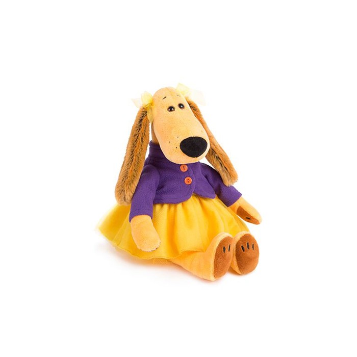 Мягкая игрушка "Собака Мадмуазель Виолетта", 25 см