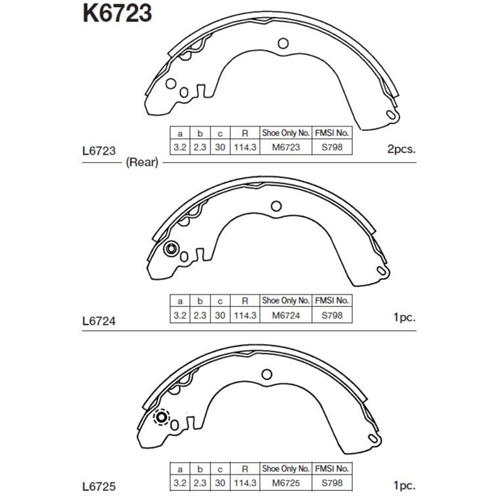 Колодки тормозные Kashiyama K6723