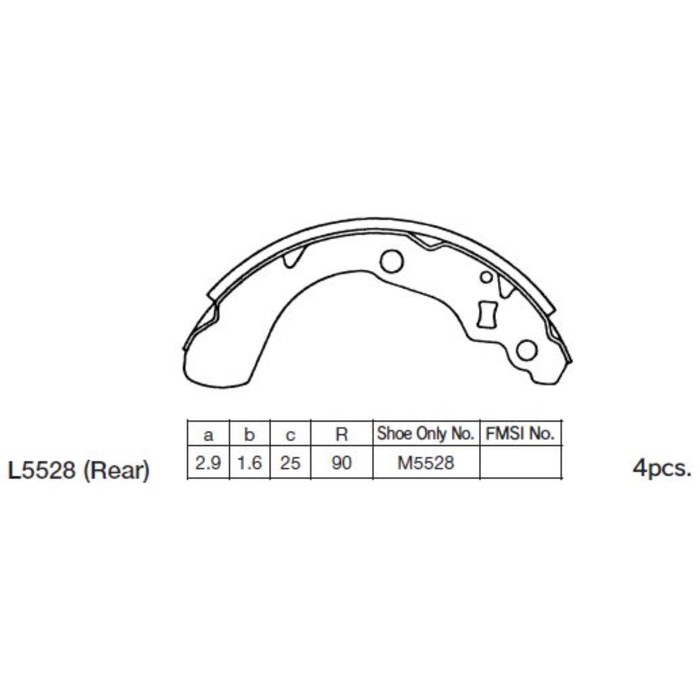 Колодки тормозные Kashiyama K5528