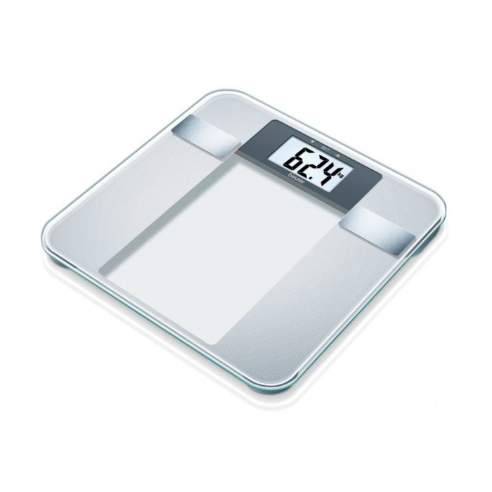 Весы напольные Beurer BG13, электронные, диагностические, до 150 кг, стекло, хром