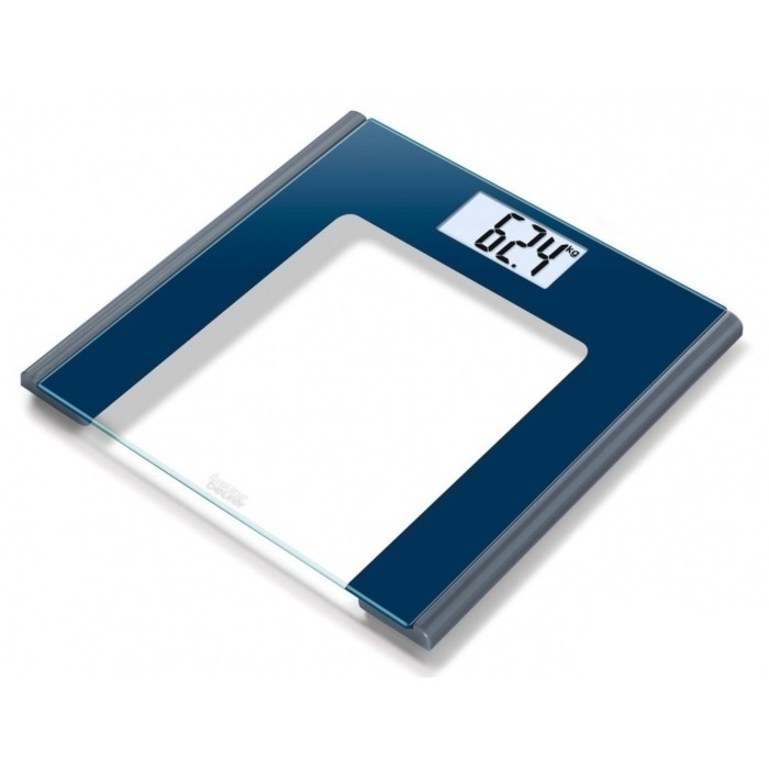 Весы напольные Beurer GS170 saphire, электронные, до 150 кг, стекло, синие