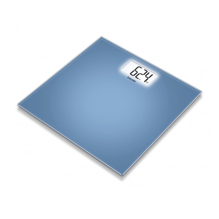 Весы напольные Beurer GS208, электронные, до 150 кг, голубые