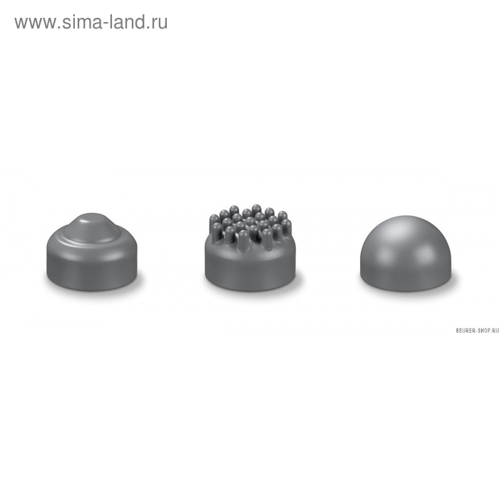 фото Массажёр для тела beurer mg55, электрический, 20 вт, 3 насадки, белый