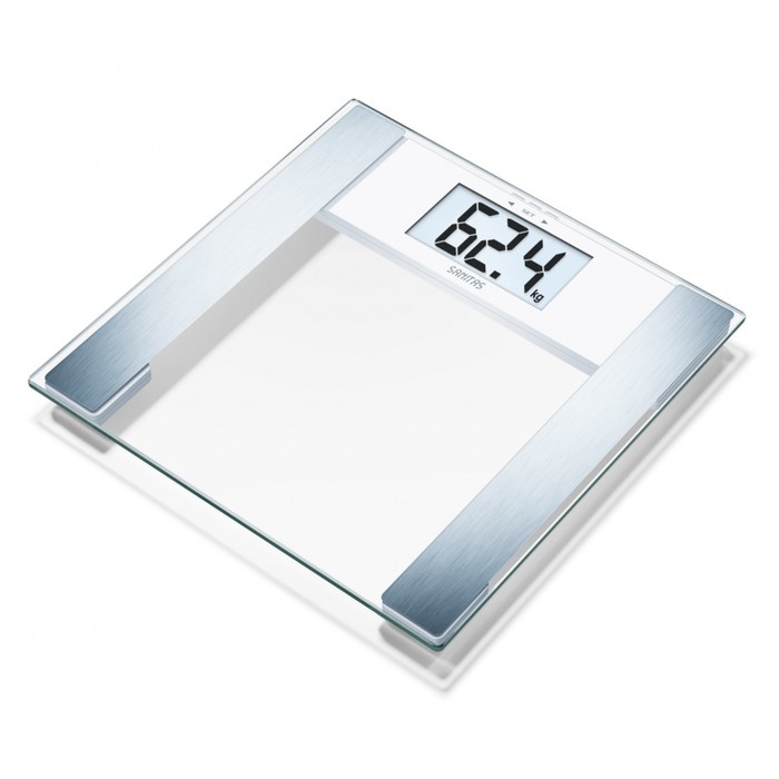 Весы напольные Sanitas SBF48, электронные, до 180 кг, стекло, цвет хром