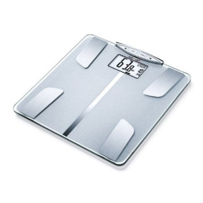 Весы напольные Korona KFW 1303, электронные, диагностические, до 180 кг, цвет хром