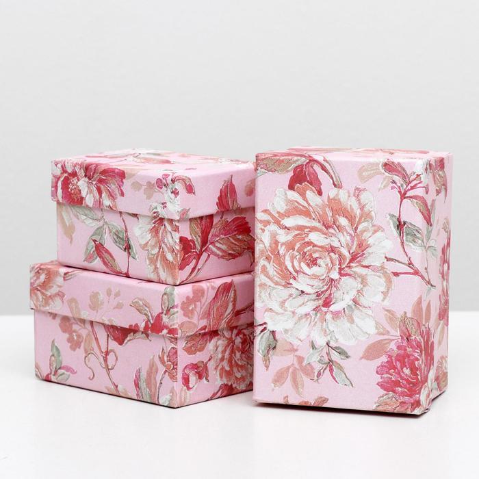 Набор коробок 3в1, 14 х 10 х 8 - 10 х 7,5 х 6 см