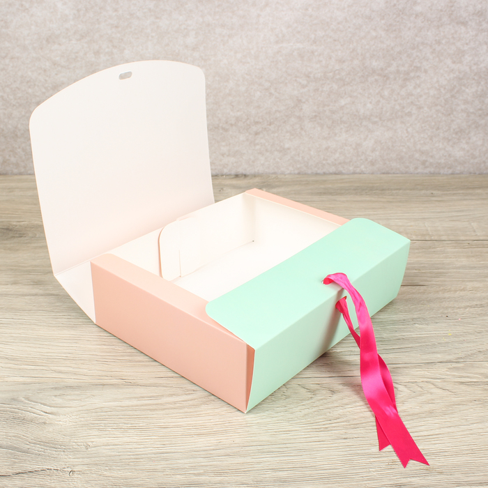 Коробка сборная для сладкого 11 х 11 х 5 см