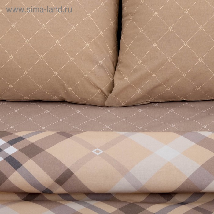 

Постельное бельё 2 сп Kilt, размер 180х215 см, 200х220 см, 50х70 см - 2 шт
