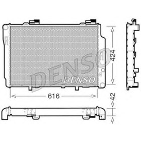 

Радиатор охлаждения двигателя Denso DRM17072