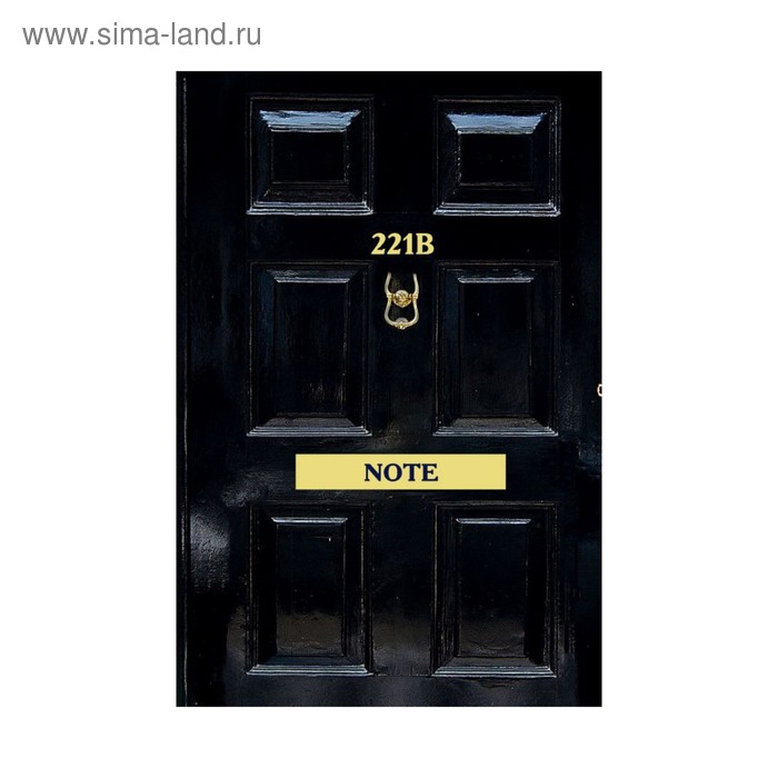 блокнот шерлок 221b note а5 Шерлок. 221b Note. Стильный блокнот для поклонников великого сыщика, твёрдый переплёт