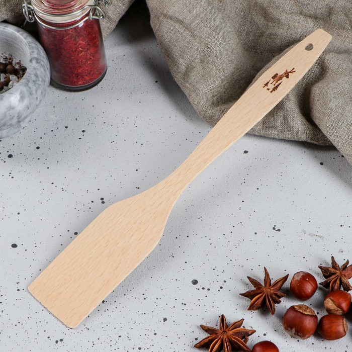 Лопатка деревянная "Природа", 28 см