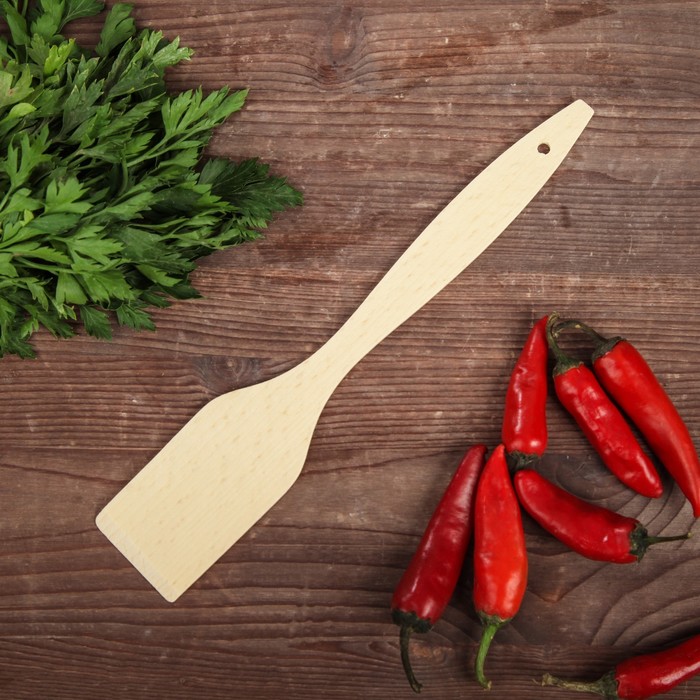 Лопатка деревянная "Природа", 28 см