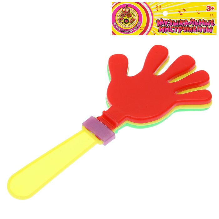Музыкальный инструмент "Стучалка-ручка" 15 см, МИКС