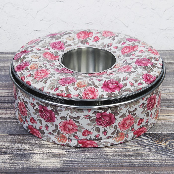 Форма для выпечки разъемная "Немецкий кекс. Розарий" 24,5х9 см