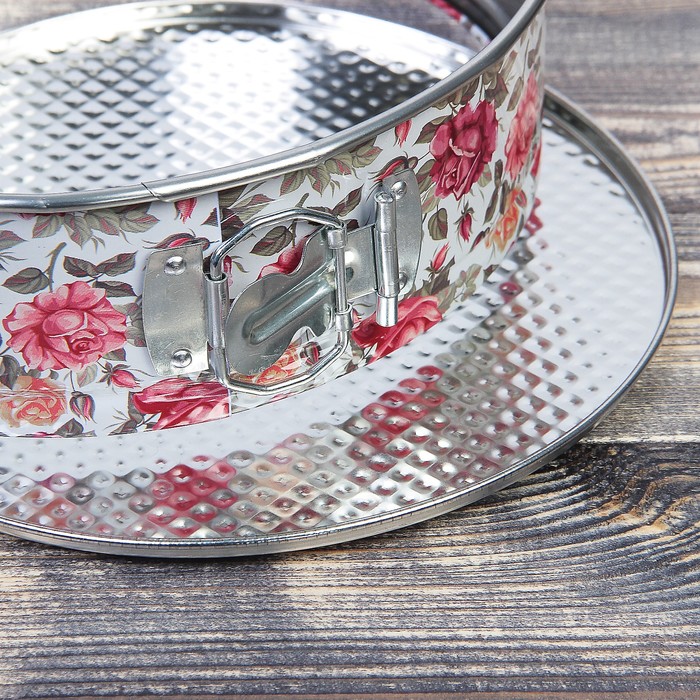 Форма для выпечки разъемная "Немецкий кекс. Розарий" 24,5х9 см