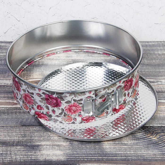 Форма для выпечки разъемная "Немецкий кекс. Розарий" 24,5х9 см