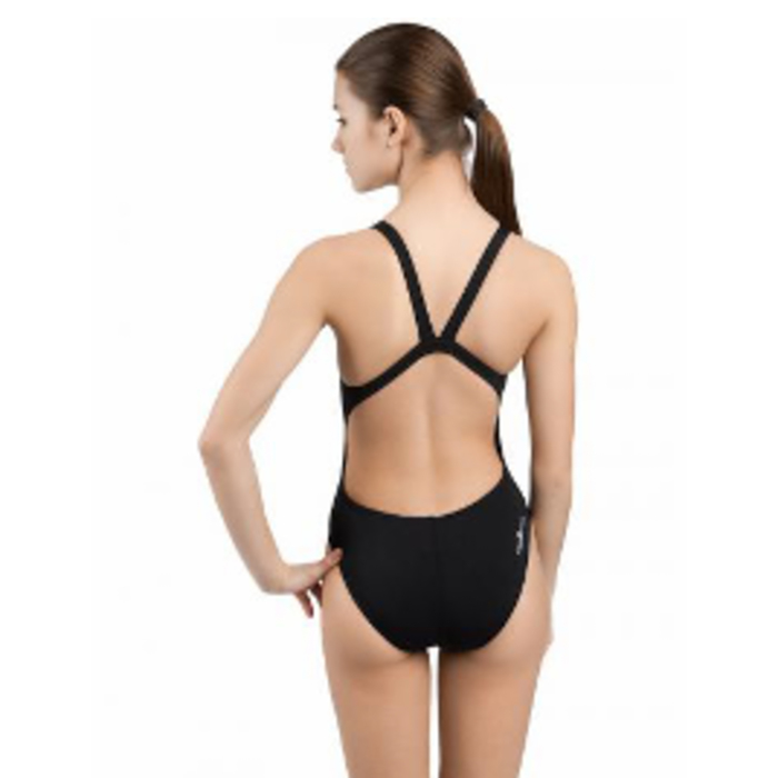 Купальник юниорский спортивный антихлор LADA, размер XL, цвет чёрный