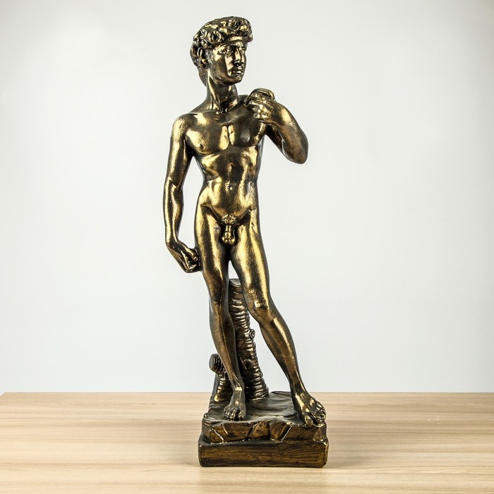 Фигура "Давид" малый бронзовый, 65х24 см