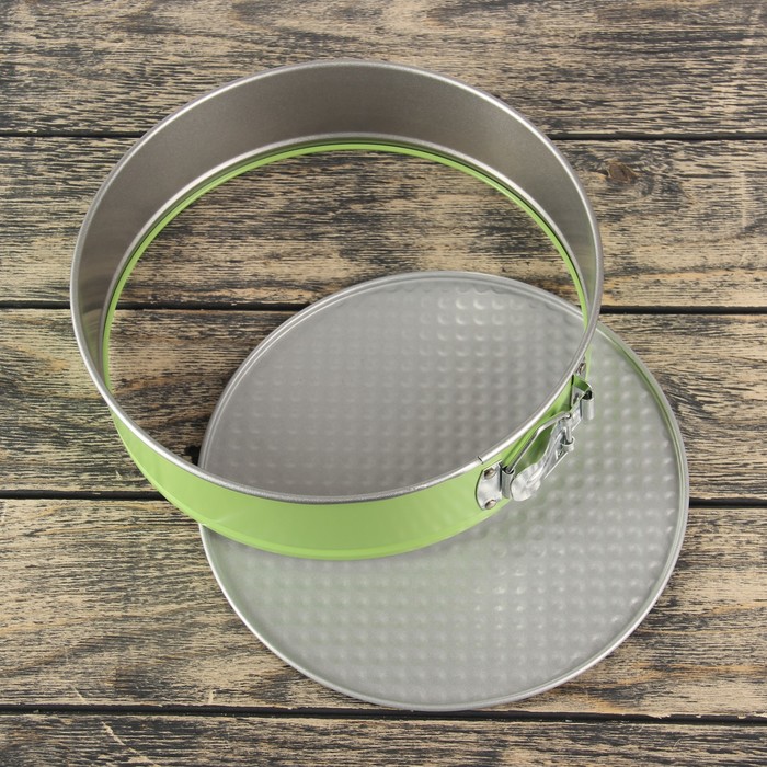 Набор форм для выпечки разъемных "Серизе. Круг", 3 шт 24,5/26,5/28,5 см, антипригарное покрытие, МИКС