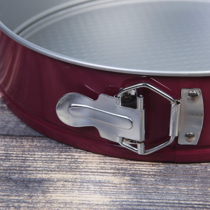 Набор форм для выпечки разъемных "Серизе. Круг", 3 шт 24,5/26,5/28,5 см, антипригарное покрытие, МИКС