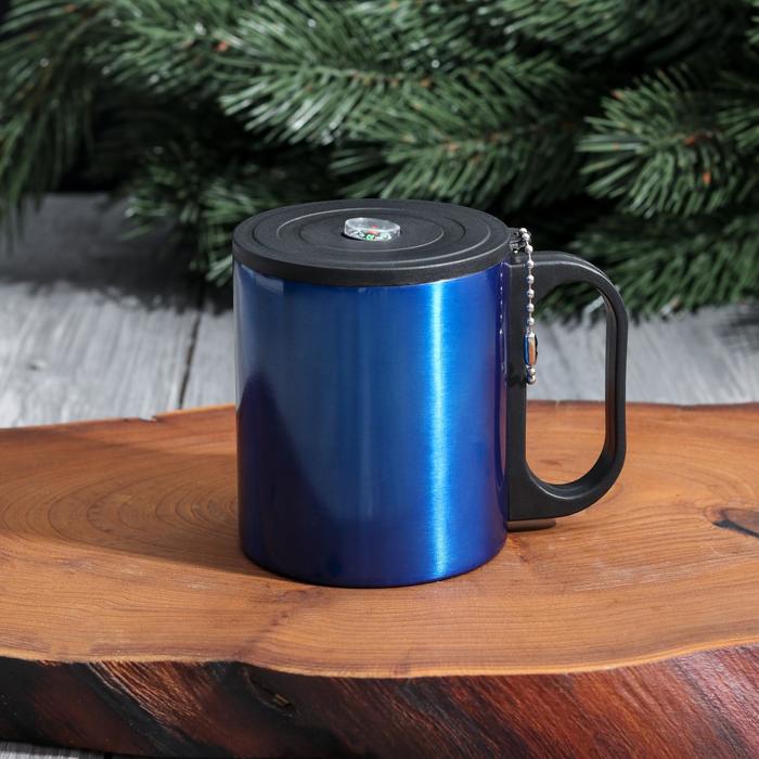 Термокружка с компасом "МУЖИК", 200 мл