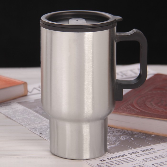 Термокружка c USB "Защищаю родину", 450 мл